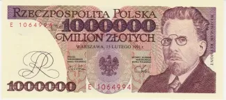 Poland 1.000.000 Zlotys, 1991 image