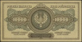 Poland 10.000 Marks, 1922 reverse