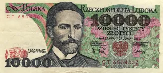 Poland 10.000 Zlotys, 1988 image