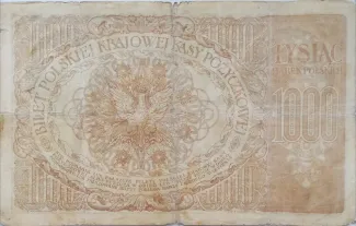 Poland 1.000 Marks, 1919 reverse