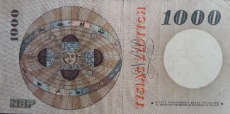 Poland 1.000 Zlotys, 1962-1965 reverse