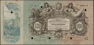 Polish notgeld 100 Koron, 1915 image
