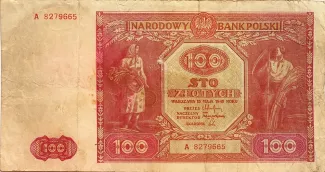 Poland 100 Zlotys, 1946 image