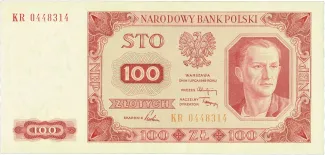 Poland 100 Zlotys, 1948 image