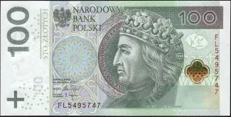 Poland 100 Zlotys, 2018 image