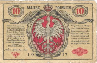 Poland 10 Marks, 1917 image