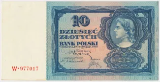 Poland 10 Zlotys, 1928 image