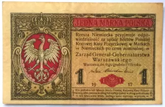 Poland 1 Mark, 1916 image