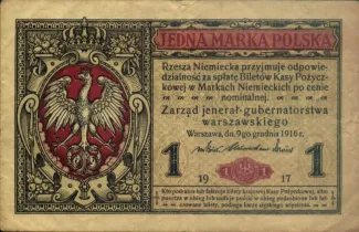 Poland 1 Mark, 1917 image