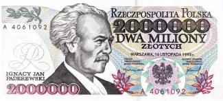 Poland 2.000.000 Zlotys, 1993 image