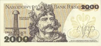 Poland 2.000 Zlotys, 1977-1982 reverse