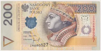 Poland 200 Zlotys, 1994 image