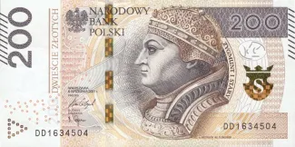 Poland 200 Zlotys, 2021 image