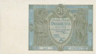 Poland 20 Zlotys, 1926 image