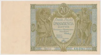 Poland 20 Zlotys, 1929 image
