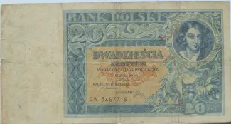 Poland 20 Zlotys, 1931 image