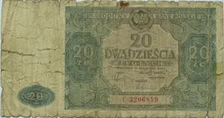Poland 20 Zlotys, 1946 image