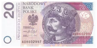 Poland 20 Zlotys, 2016 image