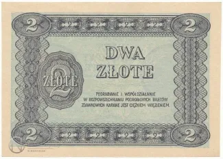 Poland 2 Zlotys, 1925 reverse