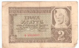 Poland 2 Zlotys, 1940 image