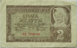 Poland 2 Zlotys, 1941 image
