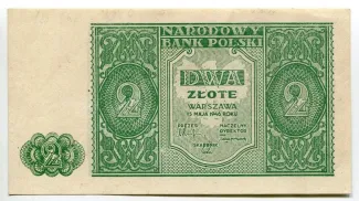 Poland 2 Zlotys, 1946 image