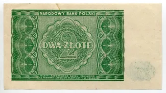 Poland 2 Zlotys, 1946 reverse