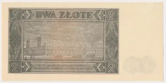 Poland 2 Zlotys, 1948 reverse