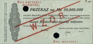 Poland 50.000.000 Marks, 1923 image