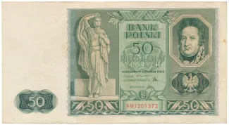 Poland 50 Zlotys, 1936 image