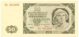 Poland 50 Zlotys, 1948 image