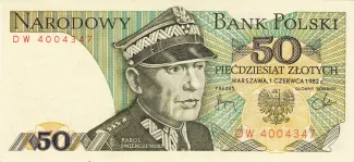Poland 50 Zlotys, 1988 image