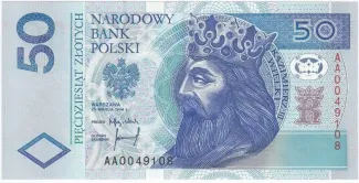 Poland 50 Zlotys, 1994 image