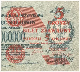Poland 5 Groszy, 1924 image