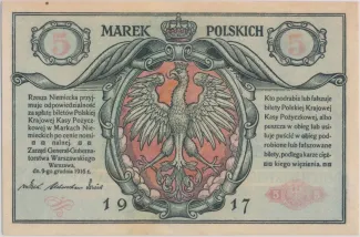 Poland 5 Marks, 1916 image