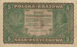Poland 5 Marks, 1919 image