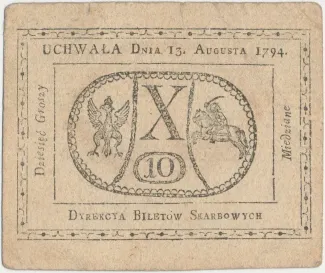 Polish–Lithuanian Commonwealth 10 Groszy, 1794 image