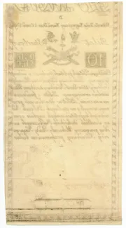 Polish–Lithuanian Commonwealth 10 Zlotys, 1794 reverse