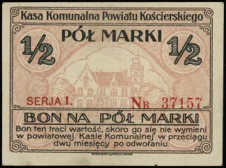 Polish notgeld 0 Marka, 1920 obverse
