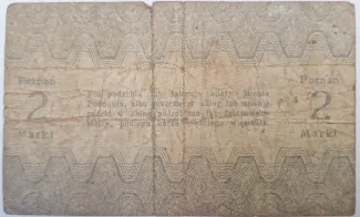 Polish notgeld 2 Marki, 1919 reverse