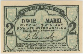 Polish notgeld 2 Marki, 1920 image