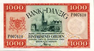 Polish States 1.000 Gulden, 1924 obverse