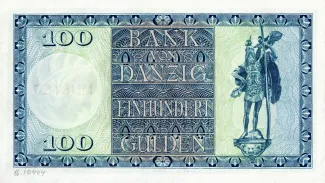 Polish States 100 Gulden, 1931 reverse