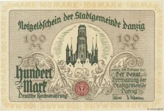 Polish States 100 Mark, 1922