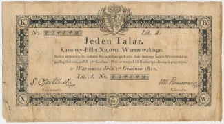 Polish States 1 Talar, 1810 obverse