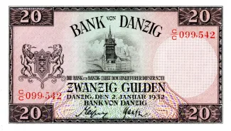 Polish States 20 Gulden, 1932 obverse
