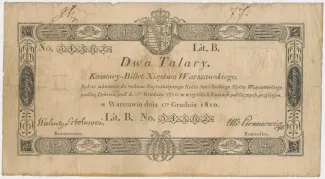 Polish States 2 Talary, 1810 obverse
