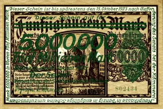 Polish States 5.000.000 Mark, 1923 reverse