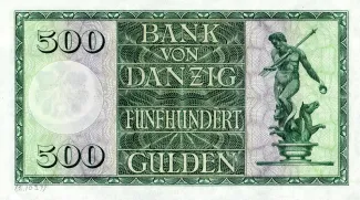 Polish States 500 Gulden, 1924 reverse