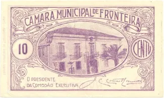 Portalegre, District of 10 Centavos, 1917-1925 obverse